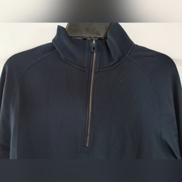 Lululemon Sport Long sleeve Half Zip Size Small Dark Blue - Picture 4 of 11